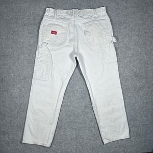 Dickies Painter Pants Men's 30(34x28) White Carpenter Duck Canvas Workwear
